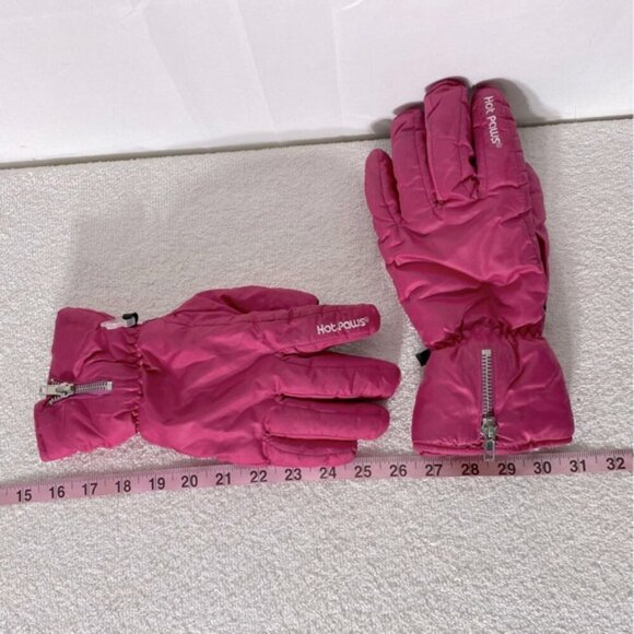 5/$25 Hot Paws Fuchsia Pink Winter Gloves - Picture 12 of 12